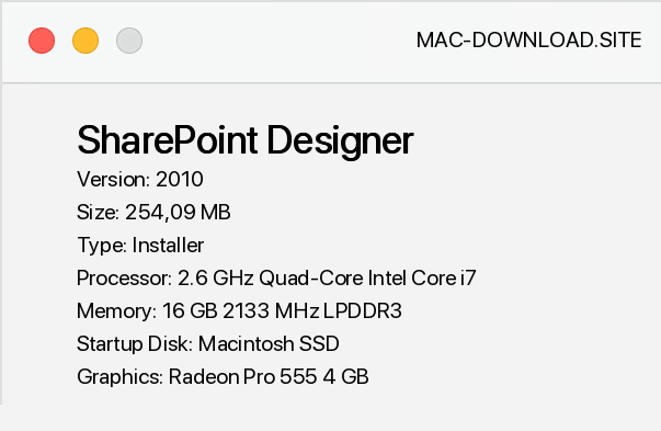 sharepoint for mac download